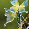 Прозора квітка-підвіска з дротяним каркасом і DIP Resin
