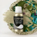 Рідка поталь Liquid Leaf Cold Gold 30 мл у флаконі — холодне золото